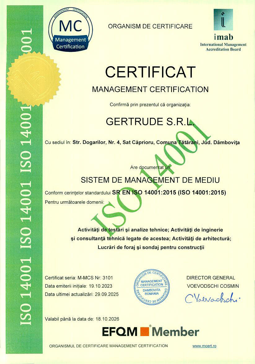 Certificare ISO 14001