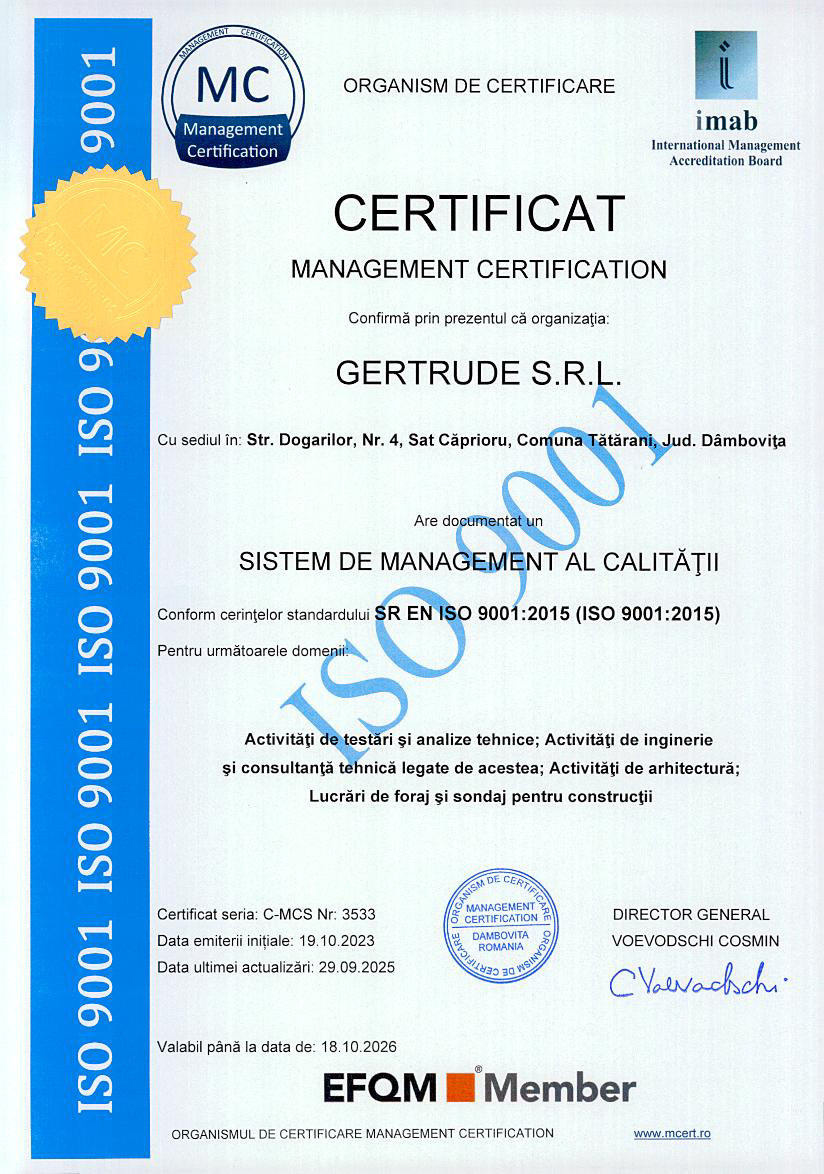 Certificare ISO 9001
